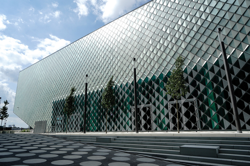 Das Futurium in Berlin wurde mit einer vetroFit SG Fassade ausgestattet.