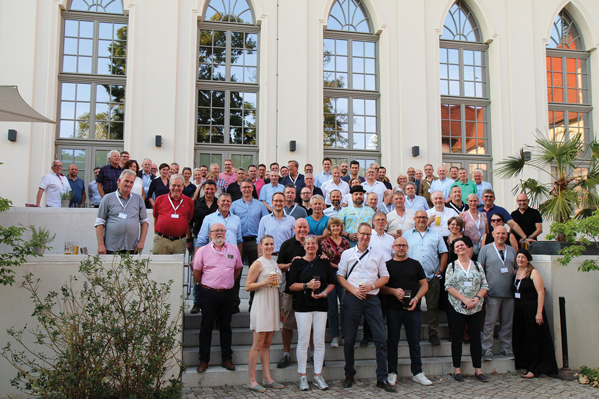 Mitglieder und Partner beim Flachglas MarkenKreis Gesamttreffen in Leipzig.