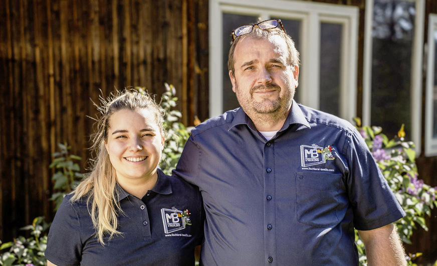 Mike Beelitz mit seiner Tochter Lisa-Marie. Sie bringt als zweite Generation des Familienunternehmens eine einzigartige Perspektive ins ­Geschäft mit ein.