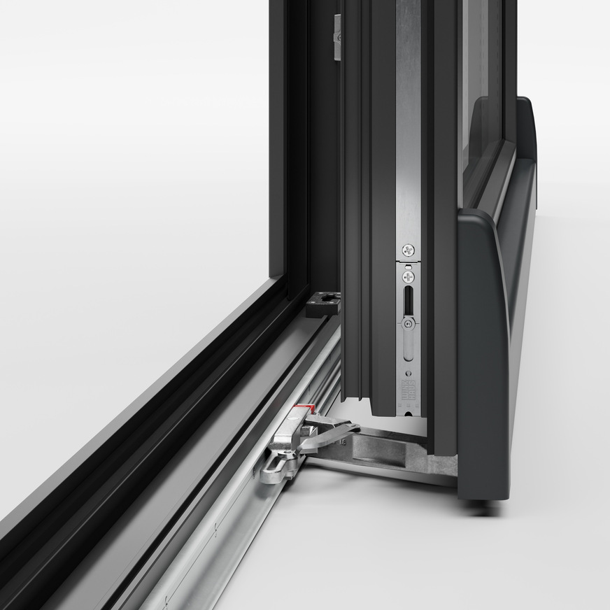 Mit dem Standardbeschlag primePort SK realisieren Fensterbauer Balkon- und Terrassentüren in der meistverkauften Ausführung