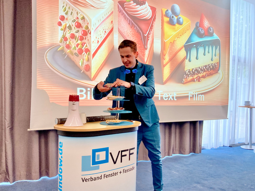 Florian Arndt auf einer VFF-Veranstaltung im letzten Jahr. Auf der nächsten Fachtagung geht es ihm um das Marketing im TikTok-Zeitalter.