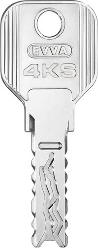 Als Wendeschlüssel mit abgerundeten Schlüsselspitzen ist der 4KS-Schlüssel besonders leicht zu handhaben - EVVA - © EVVA
