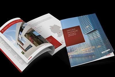 Auf 50 Seiten wird im Akademie-Katalog von Wicona das Fort- und Weiterbildungsprogramm für 2020 im Detail und mit den Terminen vorgestellt. - © Wicona
