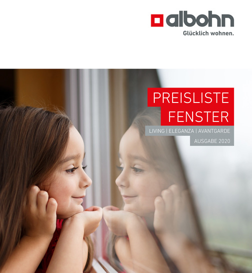 Fensterpreisliste Albohn Titelbild - © Alfred Bohn GmbH & Co. KG
