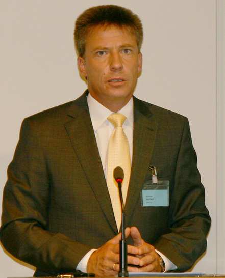 Andreas Hartleif, CEO der Veka AG und Präsident der EPPA (European PVC Window Profiles Association) - © Daniel Mund / glaswelt.de
